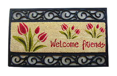 PVC Coco Natural Printed Mats