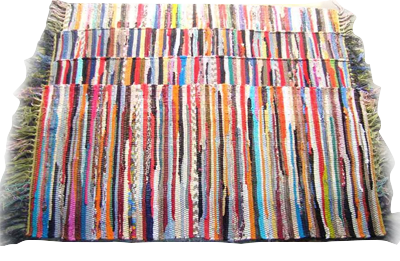 Cotton Multi Chindi Rugs