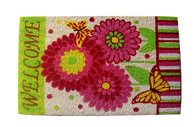 PVC Coco Bleached Printed Mats