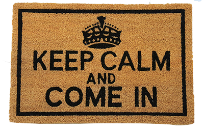 PVC Coco Natural Printed Mats